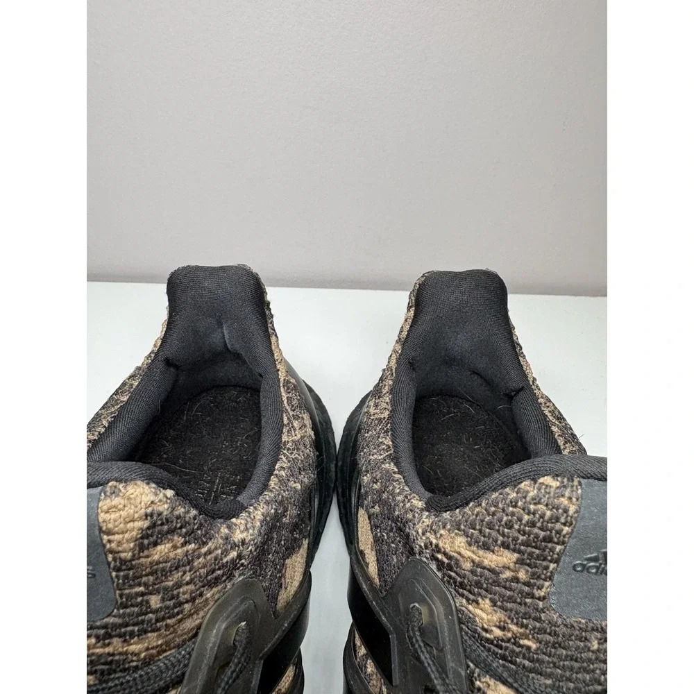 Adidas UltraBoost 5.0 DNA Black Brown Camo Mens Running Shoes GX9329 - Size 6.5